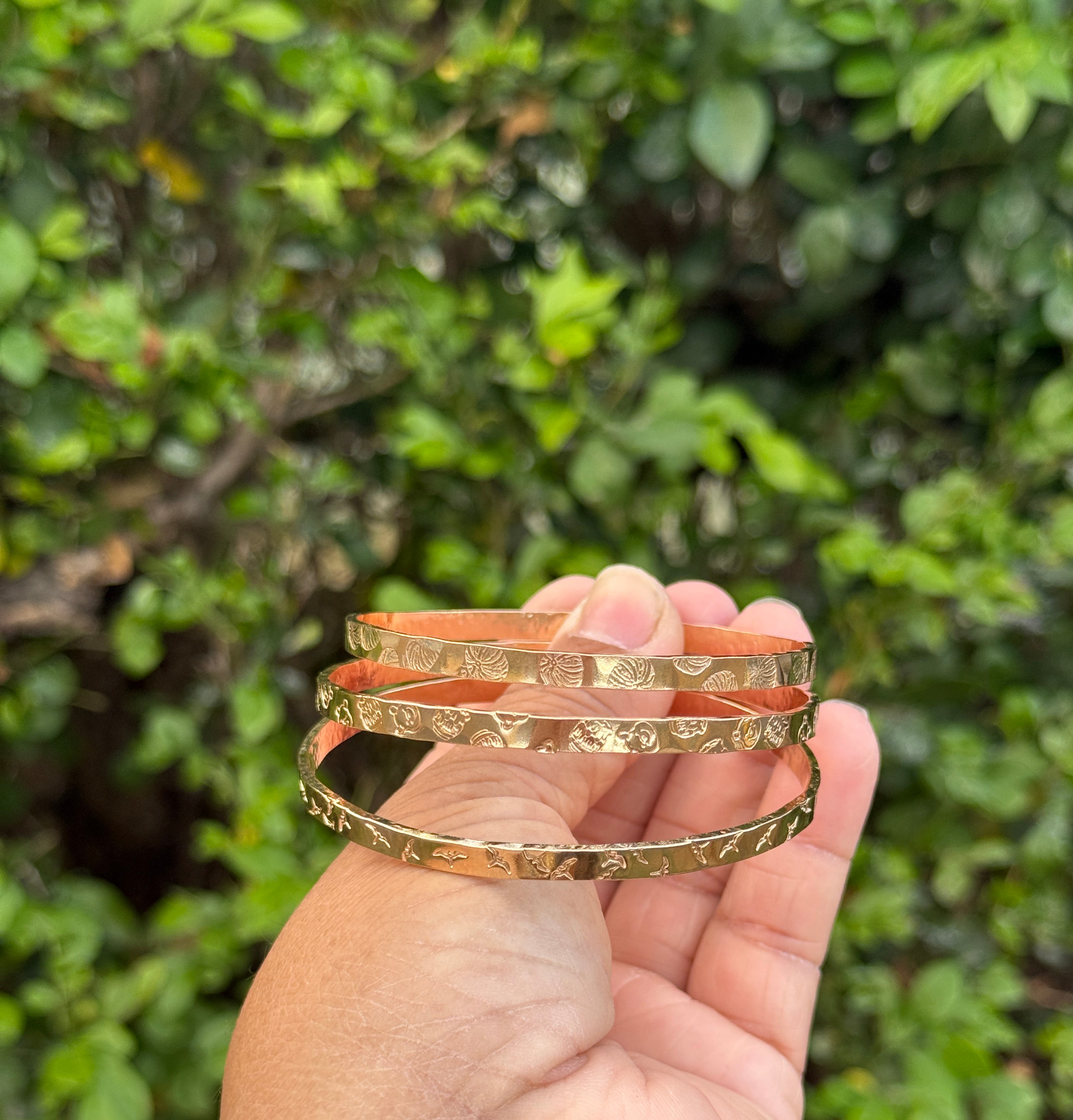 Custom Stamped Bangles