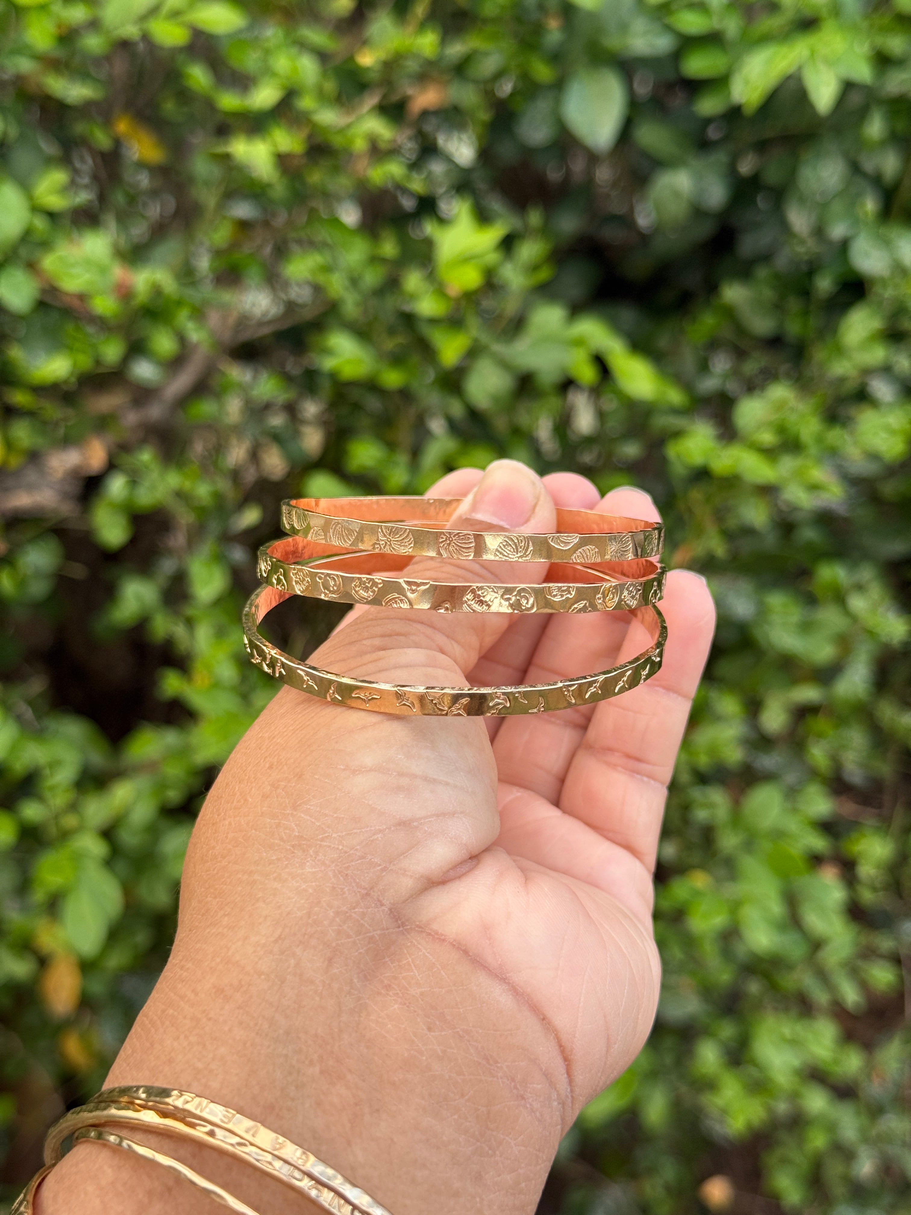 Custom Stamped Bangles