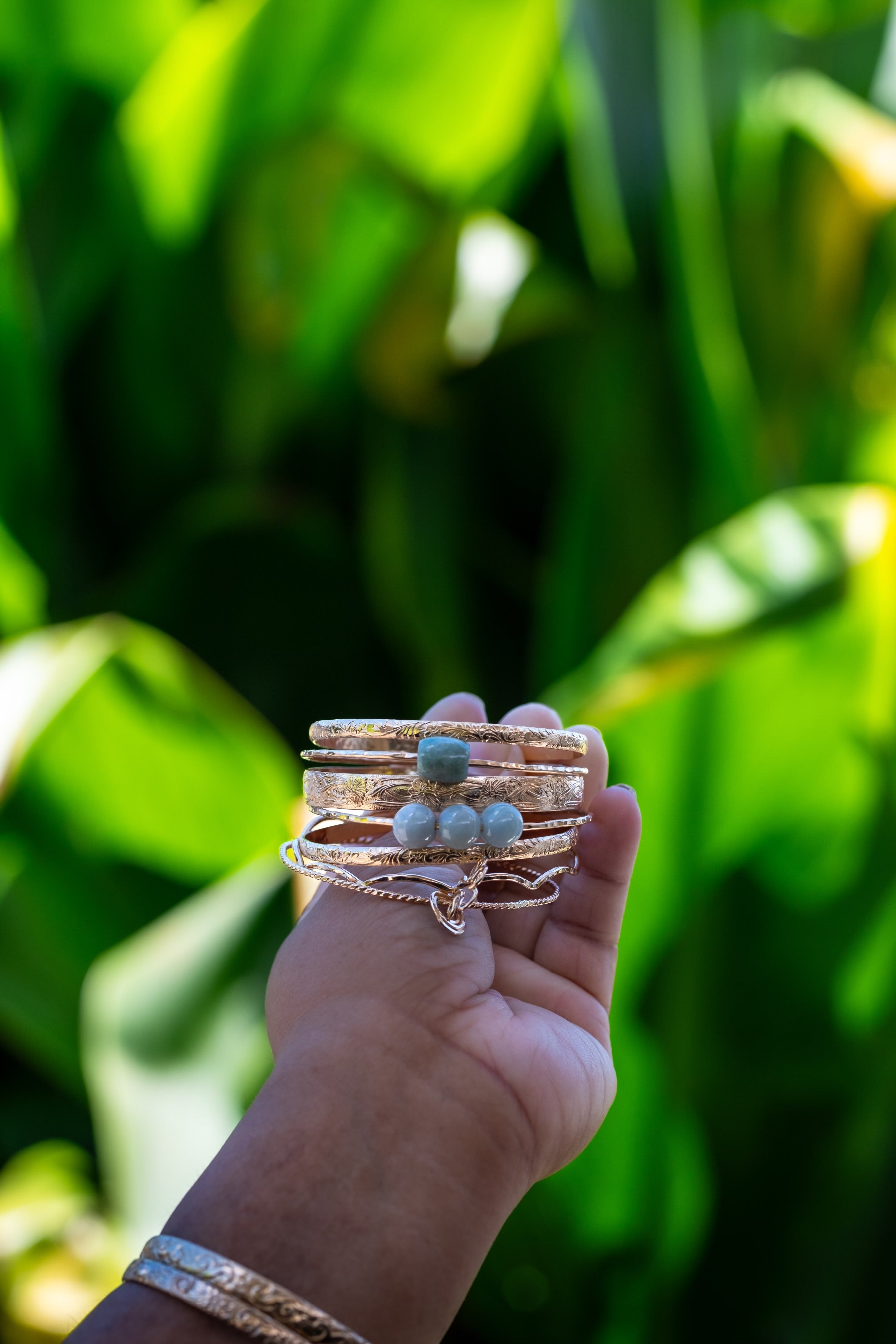 Ameri（アメリ）の「UNDRESSED BANGLE SET KNIT（ニット